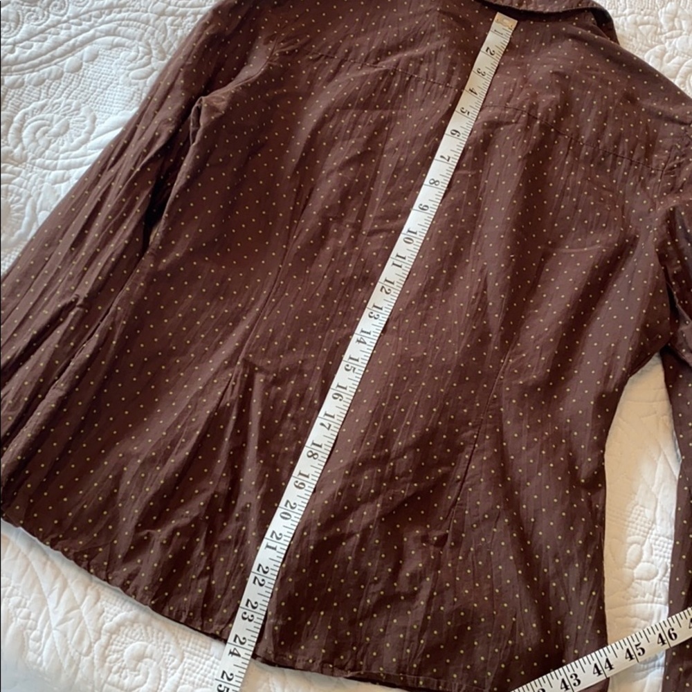 Boden cotton silk blend blouse sequin size 6 - Picture 8 of 8